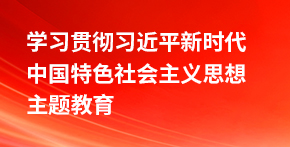 學習貫徹習近平新時代中國特色社會主義思想主題教育